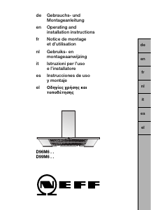 Manual Neff D96M6N0 Cooker Hood