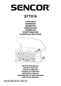 Instrukcja Sencor STT 016 Gramofon