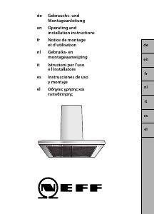 Manual de uso Neff D72F58N0 Campana extractora