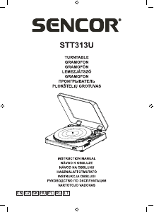 Instrukcja Sencor STT 313U Gramofon