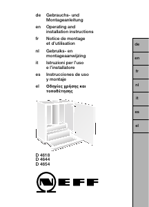 Manual de uso Neff D4644X0 Campana extractora