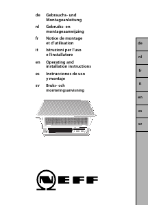 Manuale Neff D2664X0GB Cappa da cucina