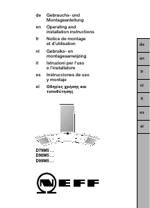 Manual de uso Neff D96M5A0 Campana extractora