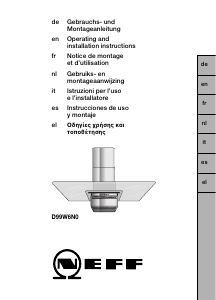 Manual de uso Neff D99W6N0 Campana extractora