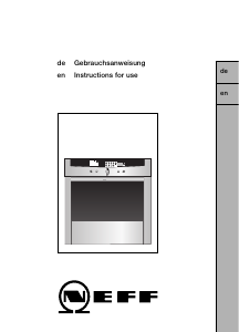 Manual de uso Neff B1881N2 Horno