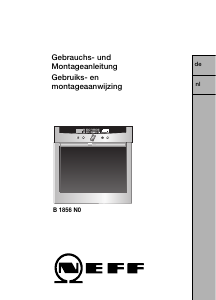 Bedienungsanleitung Neff B1856N0 Backofen