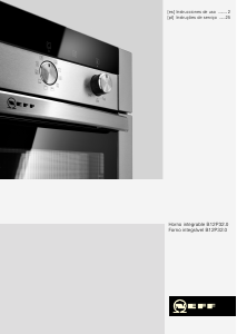 Manual de uso Neff B12P32N0 Horno