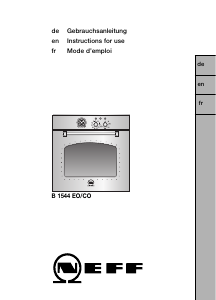 Mode d’emploi Neff B1544E0 Four