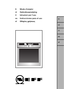 Manual de uso Neff B1861N2 Horno