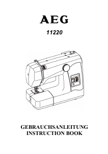 Manual AEG 11220 Sewing Machine