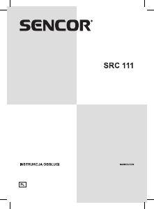 Instrukcja Sencor SRC 111 Radiobudzik