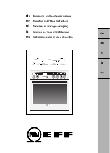 Manual de uso Neff E3491W2 Cocina