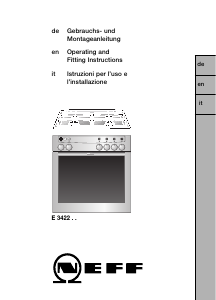 Manuale Neff E3422N0 Cucina