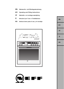 Manuale Neff E3491S2 Cucina