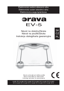 Instrukcja Orava EV-5 Waga