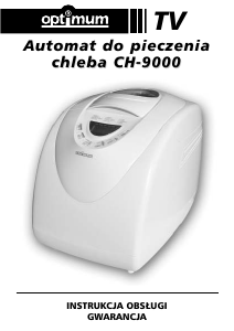 Instrukcja Optimum CH-9000 Automat do chleba