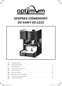 Manual Optimum ES-1215 Cafetieră