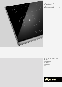 Bruksanvisning Neff T45T40X0 Kokeplate
