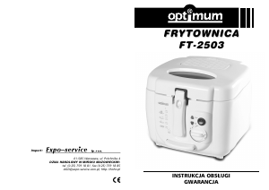 Instrukcja Optimum FT-2503 Frytkownica