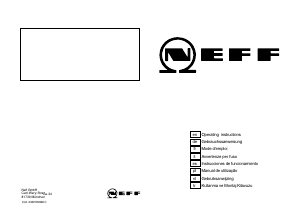 Manual Neff T2526N0 Placa