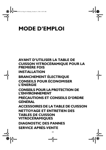 Mode d’emploi Whirlpool AKM 995/BA/01 Table de cuisson