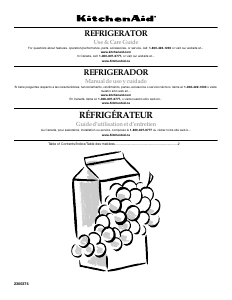 Manual KitchenAid KURS24LSBS Architect Refrigerator