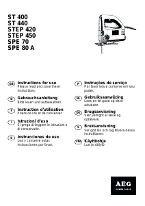 Mode d’emploi AEG STEP 450 Scie sauteuse