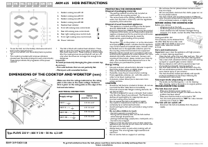 Manual Whirlpool AKM 625/IX Hob