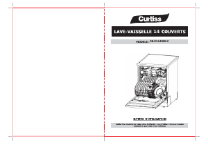 Mode d’emploi Curtiss MLV 1445 DLX Lave-vaisselle