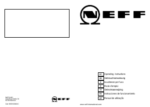 Manual Neff T29R96N0 Hob