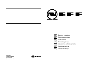 Manual Neff T2766W1 Placa