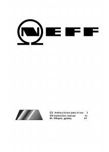 Manual de uso Neff T4333N1 Placa