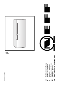 Handleiding Neff K5880X4RU Koel-vries combinatie