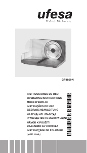 Руководство Ufesa CF4809N Слайсер