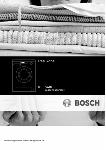 Käyttöohje Bosch WAA24260SK Pesukone