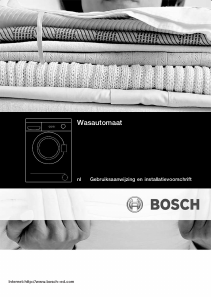 Handleiding Bosch WAA28160SN Wasmachine