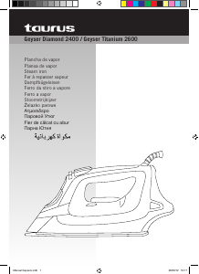 Manuale Taurus Geyser Diamond 2400 Ferro da stiro