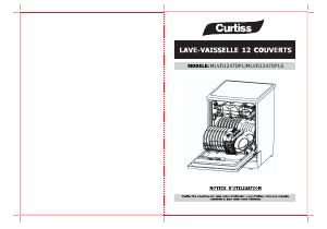 Mode d’emploi Curtiss MLVD 1247 DPLS Lave-vaisselle