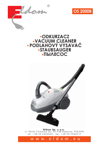 Manual Eldom OS2000B Vacuum Cleaner