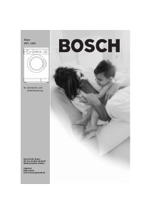 Bedienungsanleitung Bosch WFL2460 Waschmaschine