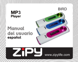 Manual Zipy Bird Leitor Mp3