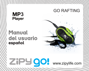 Manual Zipy Go Rafting Mp3 Player