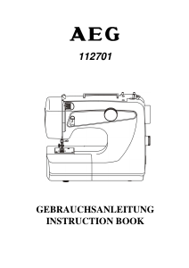 Manual AEG 112701 Sewing Machine