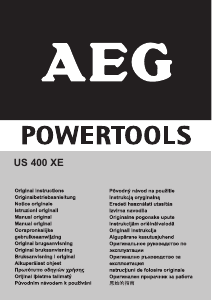 Käyttöohje AEG US 400 XE Puukkosaha
