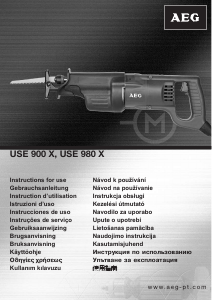 Instrukcja AEG USE 980 X Piła szablasta