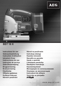 Εγχειρίδιο AEG BST 18 X Σέγα