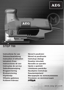 Manual AEG STEP 700 Serra de recortes