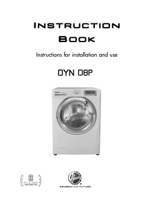 Manual Hoover DYN 8144D8PB/1-8 Washing Machine