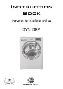 Manual Hoover DYN 9124D3P-30 Washing Machine