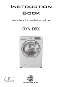 Manual Hoover DYN 8163D8X-80 Washing Machine